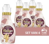 Robijn Collections Rosé Chique Wasverzachter - 4 x 750 ml - Voordeelverpakking
