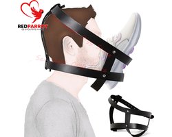 Fetish masker met Schoen in gezicht | BDSM | SM | Bondage | Goede kwaliteit | Verstelbaar