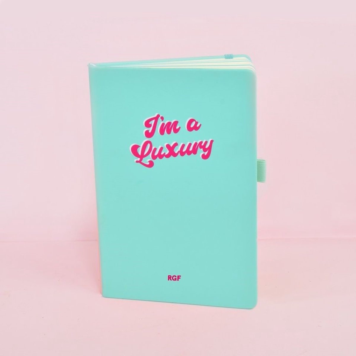 Flamingo Candles- Notitieboek- I’m a luxury - Mintgroen