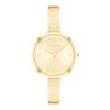 Calvin Klein CK25200182 Beam Dames Horloge - Mineraalglas - Staal - Goudkleurig - Ø 30 mm - Quartz - Druksluiting - 3 ATM (spatwater)