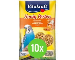 10x Vitakraft honingparels parkiet en exoot - zakje à 20 gram