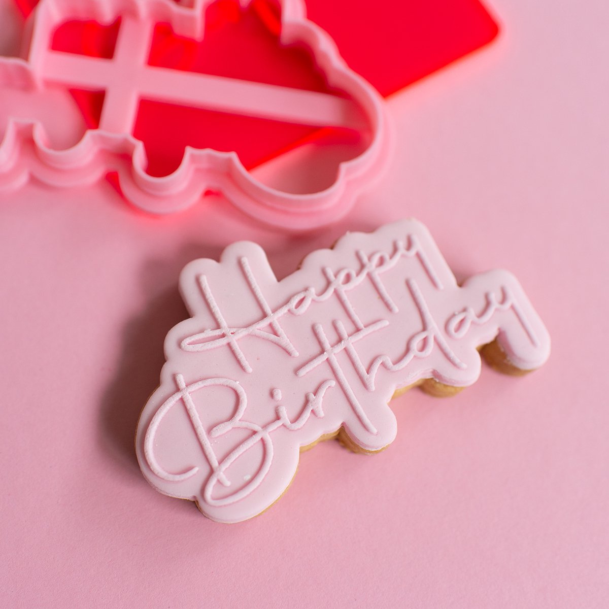 Happy birthday embosser met cookie cutter | Birthday collectie