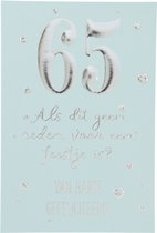 Cartes numérotées - La plus belle Leetijd - Carte d'anniversaire 65 Si ce n'est pas une raison pour une fête..