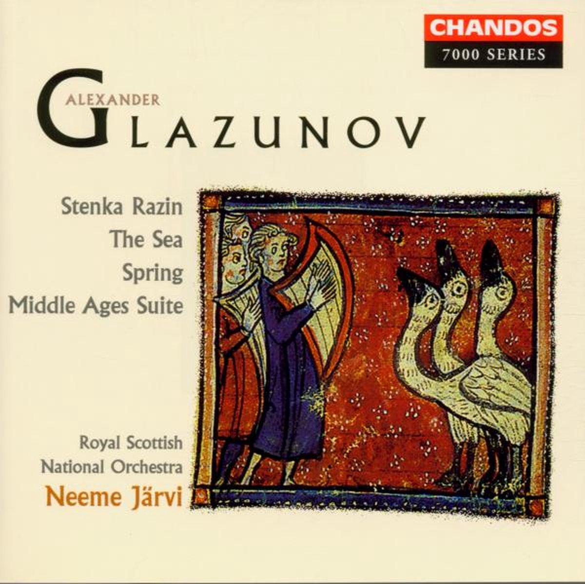 Glazunov: Stenka Razin etc / Neeme Jarvi, Scottish National Orchestra