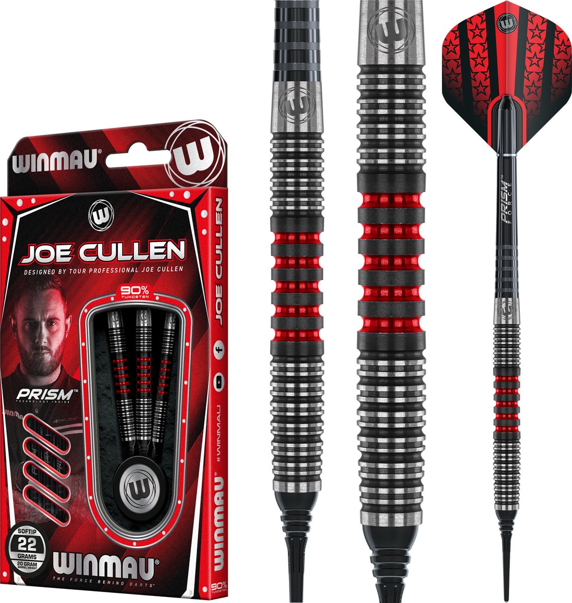 Winmau Joe Cullen 90% - Soft Tip Darts