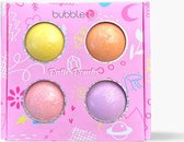 Bubble T Mixed Fruits Bath Bomb Fizzer Gift Set ( 4 x 150g)