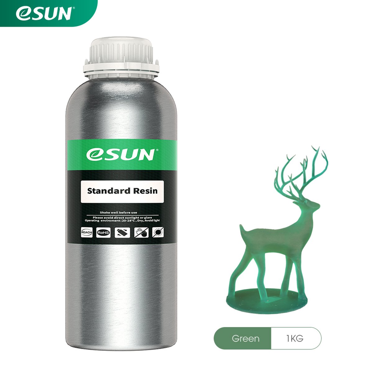 eSun - eResin Standard Resin, Green - 1kg