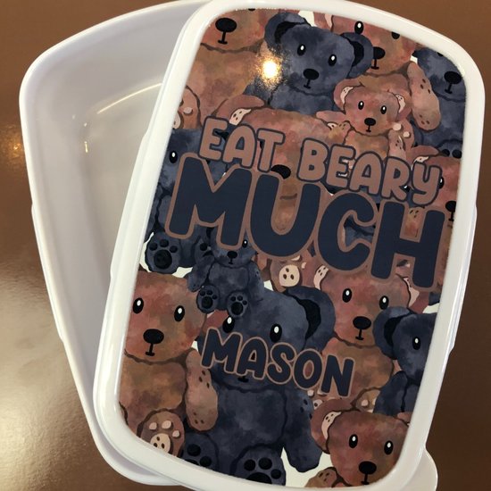 Boîte à lunch Kinder nounours manger ours beaucoup arc avec naam | bol.com