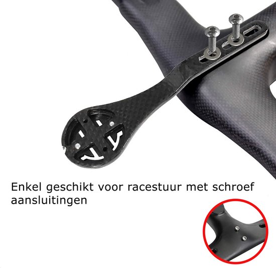 Leeuw Verdragen Product TIKKENS® Fiets GPS Houder - Carbon - Universele Houder Geschikt voor  Garmin... | bol.com