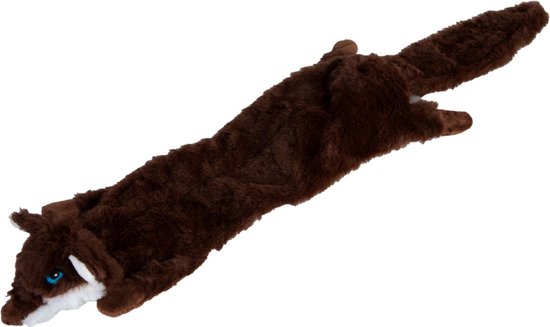 Hundespielzeug, Onverwoestbaar touwtrekken pluche piepspeelgoed met kreukelpapier en hondentouw, robuust hondenkauwspeelgoed voor puppy's, kleine