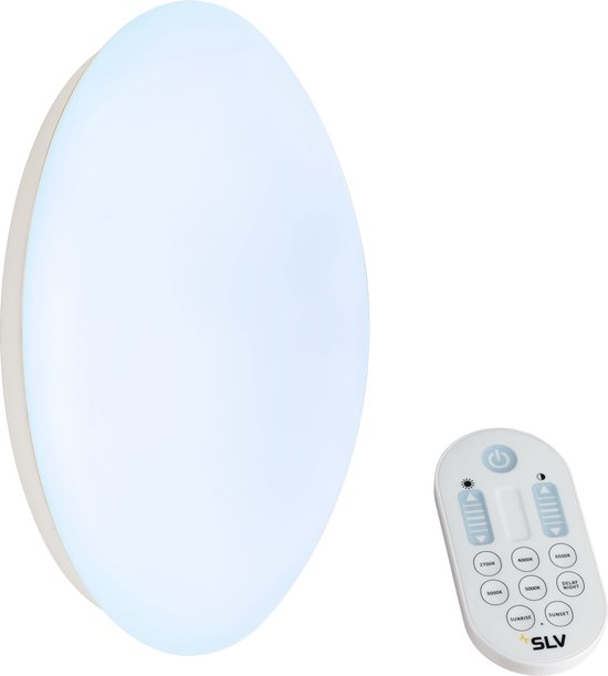 LED Plafondlamp 48 cm met afstandsbediening - Kleur licht en hoeveelheid dimbaar - Wandlamp