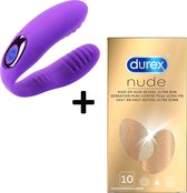 Durex Condooms Nude & DB Koppel vibrator voordeel set