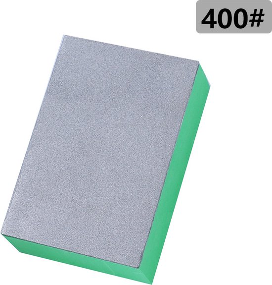 Schuurblokken Polijsten Slijpen Blok Diamant Polijsten Hand Pads Blok voor Graniet Marmer Glas Slijpen 60-3000Grit (400 Grit Schuurblokken Polijsten Slijpen Blok Diamant Polijsten Hand Pads Blok voor Graniet Marmer Glas Slijpen 60-3000Grit (400 Grit