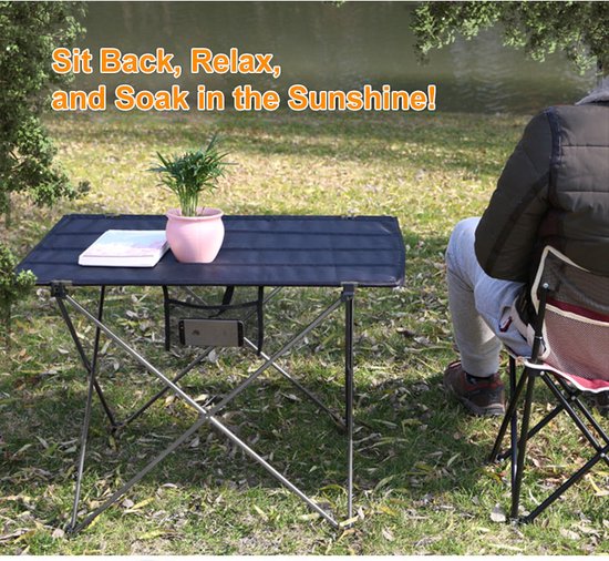 Flintronic Ultralichte draagbare campingstoel, compacte opvouwbare rugzakstoelen, kleine