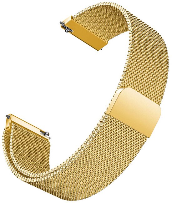Bandje geschikt voor Garmin Venu Venu SQ Venu 2 Plus Goud Milanese Band bol