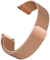 Bracelet milanais pour Garmin Fenix 5 / Fenix 5 Plus / Fenix 6 / Fenix 6 Pro - Bracelets de Design italienne avec Bracelets magnétique - Or rose