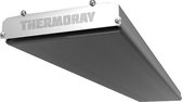 Thermoray 3000W - terrasverwarmer - 160,5 cm - infrarood - zwart