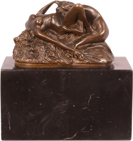 Bronzen beeld - Lesbian Love - Erotisch - 13,5 cm hoog