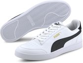 PUMA Shuffle Unisex Sneakers - Wit/Zwart/Goud - Maat 45