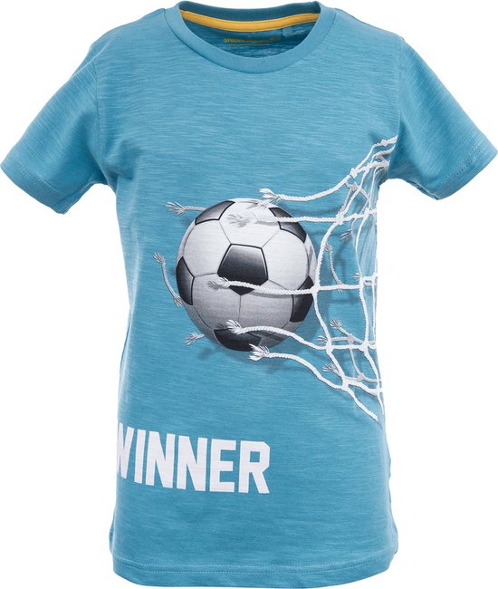 Stones And Bones Jongens Kinderkleding Shortsleeve Tshirt Russel Winner  Denim - 140 | bol.com
