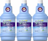 Nettoyant Swiffer WetJet | Recharge | 3 pièces | Emballage avantageux | 3x 1,25 litre | Détergent | Swiffer | Système de nettoyage tout en 1 | Pack de recharge