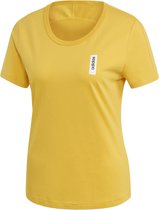 adidas Brilliant shirt dames geel
