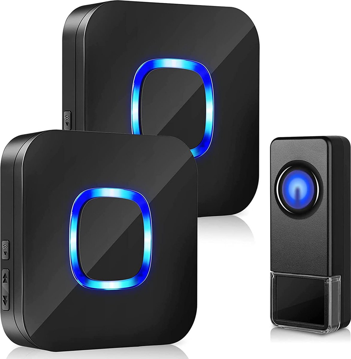 Deurbel - draadloze deurbel met ontvangers – wireless doorbell – duurzaam - eenvoudig te installeren