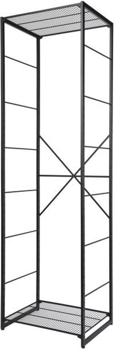 Duraline Opberg serie startset mat zwart 60x46x201cm