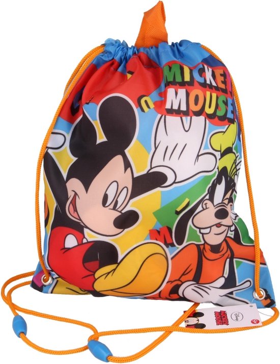 Mickey Mouse 30x25 cm - Zwemtas - Kinderrugzak met Trekkoord