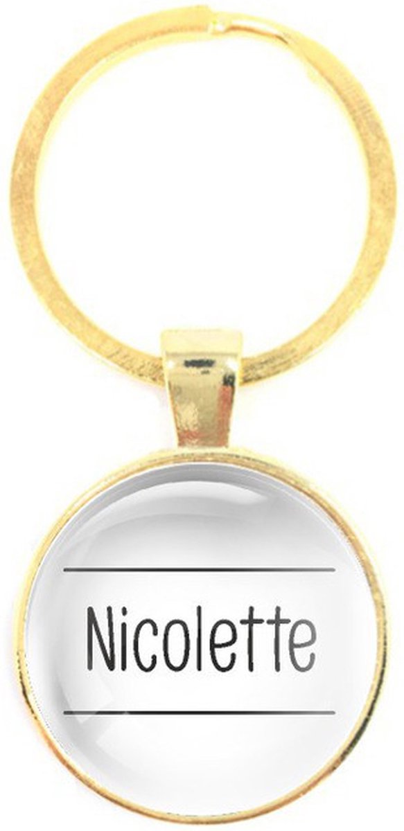 Sleutelhanger Glas - Nicolette