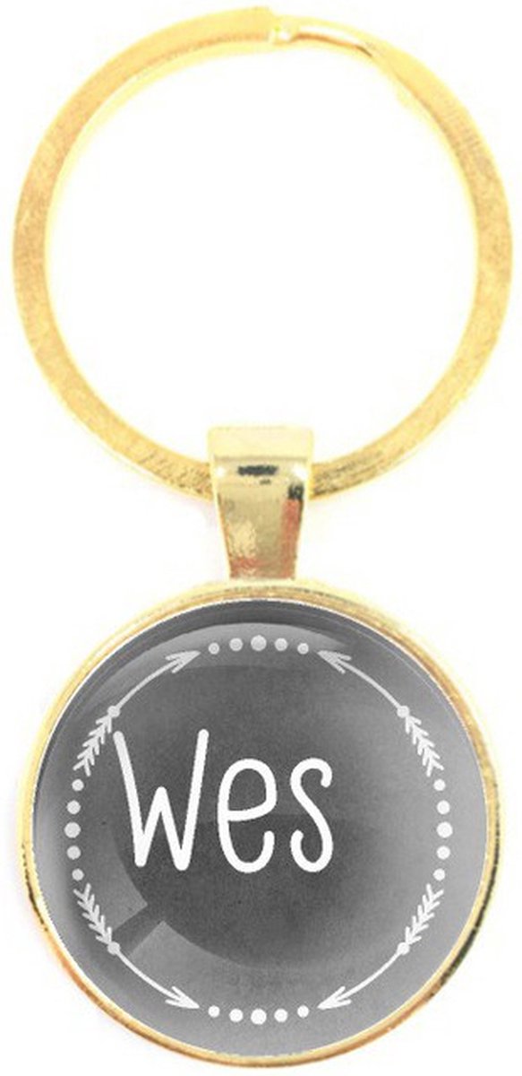 Sleutelhanger Glas - Wes