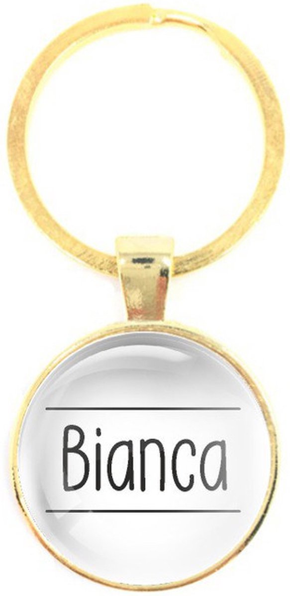Sleutelhanger Glas - Bianca