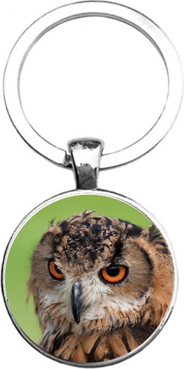 Sleutelhanger Glas - Uil