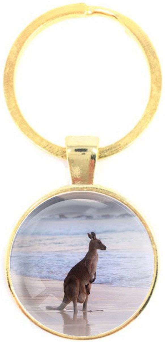 Sleutelhanger Glas - Kangeroo