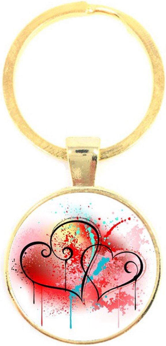 Sleutelhanger Glas - Liefde