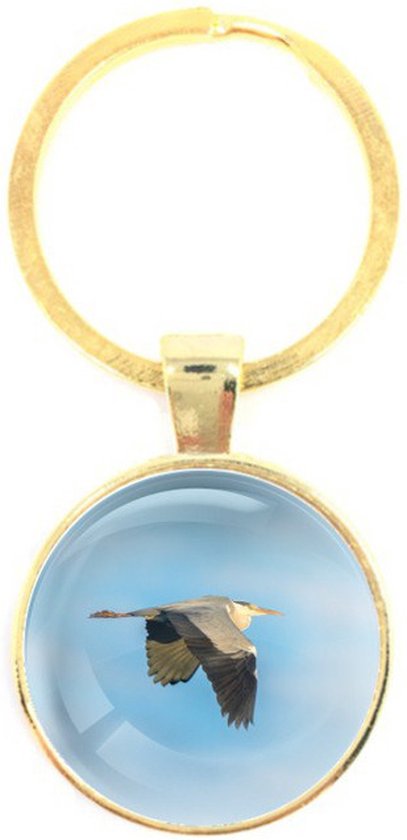 Sleutelhanger Glas - Reiger