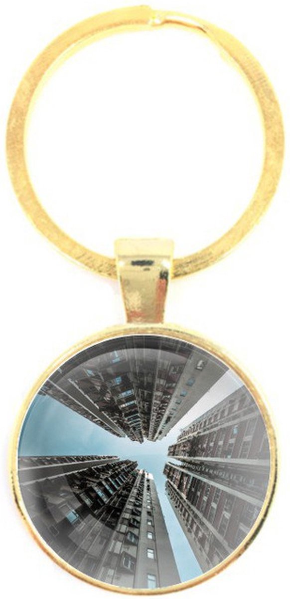 Sleutelhanger Glas - Flats