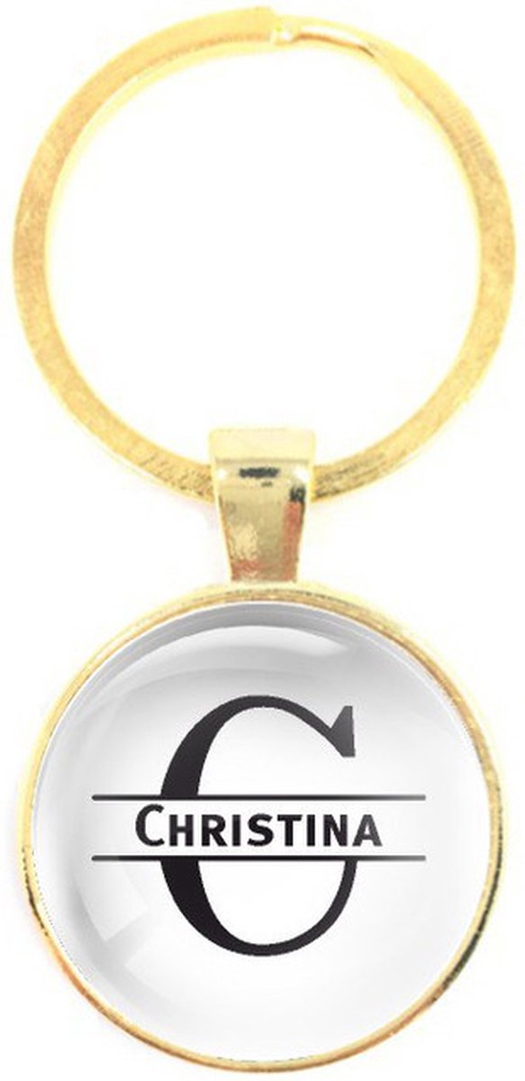 Sleutelhanger Glas - Christina