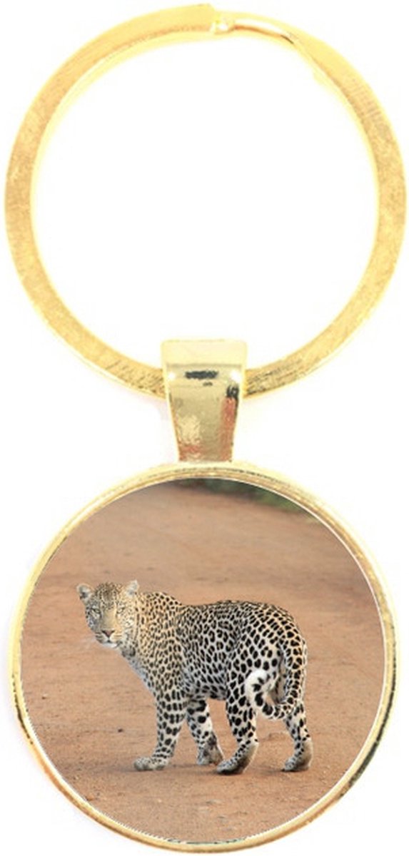 Sleutelhanger Glas - Panter