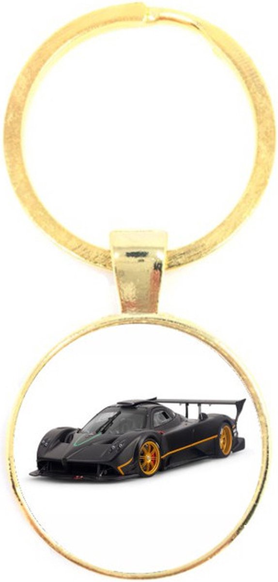Sleutelhanger Glas - Supercar