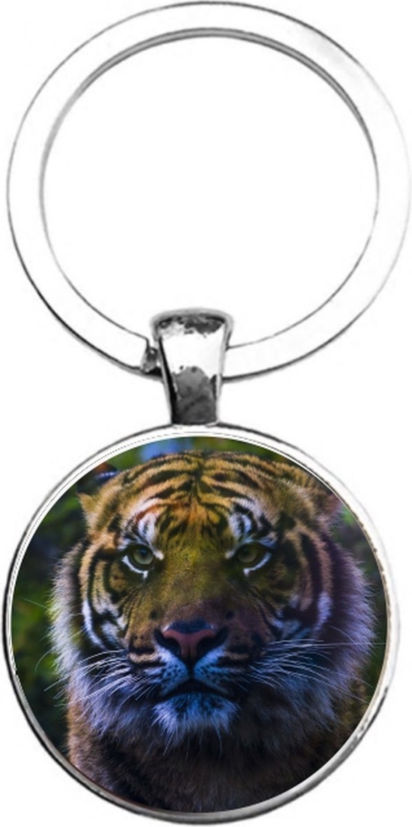 Sleutelhanger Glas - Tijger
