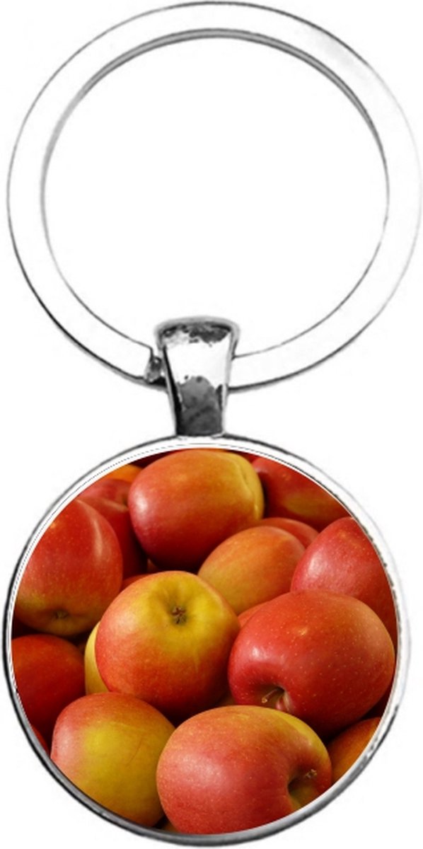Sleutelhanger Glas - Appels