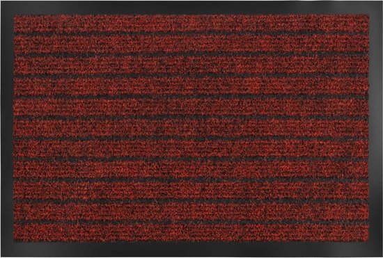 Deurmat - Dura - Droogloopmat - Rood - 40 x 60 cm