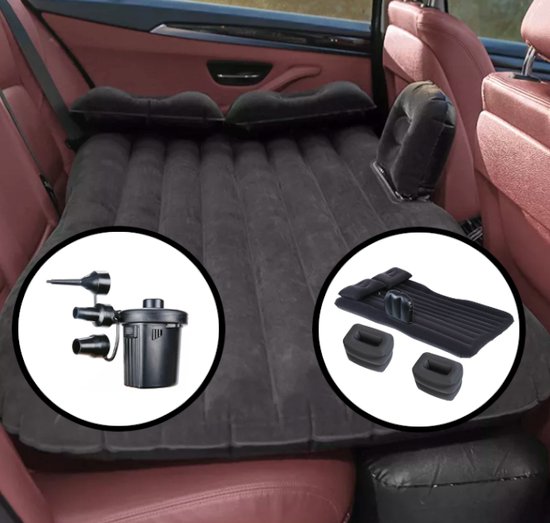 Auto Luchtbed Auto Bed Auto Matras Achterbank En Achterbak 2 Persoons Incl....