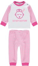 Beeren Bodywear Do Not Disturb Roze  Baby Pyjama 24-422 Maat 86/92