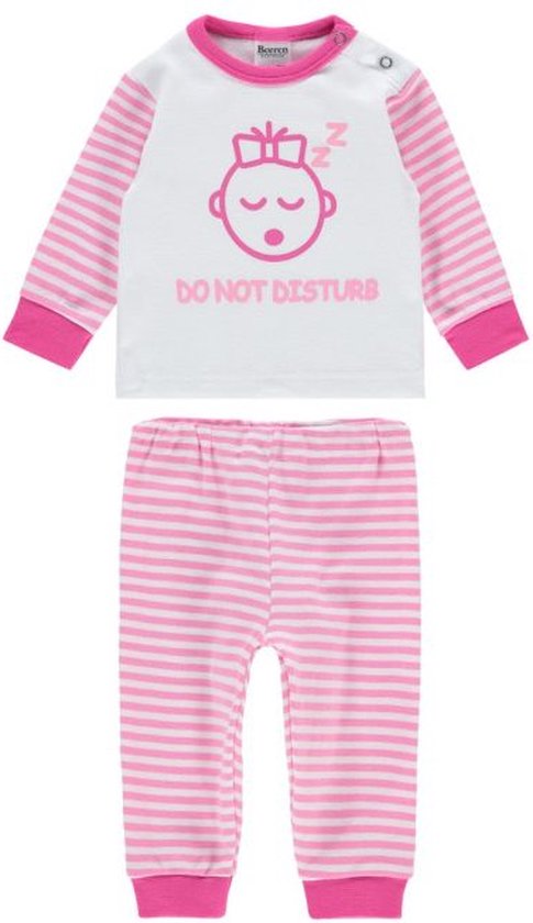 Beeren Bodywear Pyjama Bébé rose Do Not Disturb 24-422 Taille 86/92