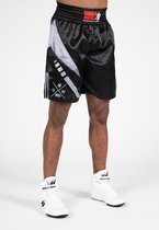 Gorilla Wear - Hornell Boxing Shorts - Zwart/Grijs - S