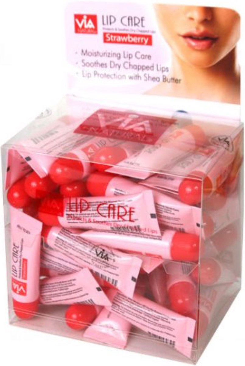 VIA Lip Care Balm #Strawberry 2pcs