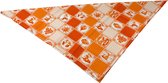 Hollandia oranje zakdoek/bandana 58 x 58 cm - EK 2024 voetbal - Koningsdag