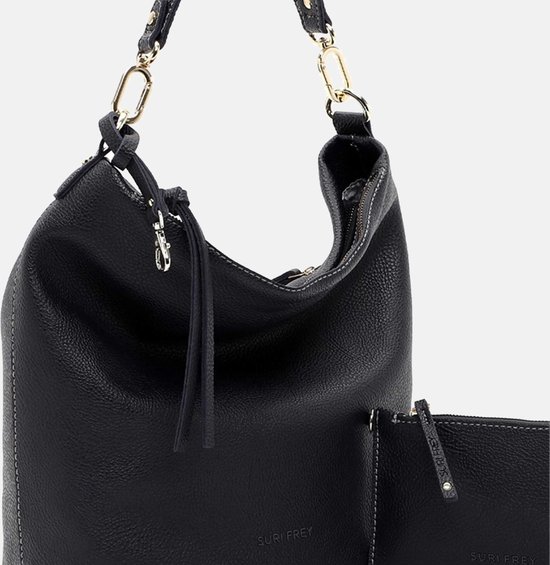 SURI FREY Sac à épaule bandoulière Sac à épaule Orry Hobo Bag Blue Bleu marine